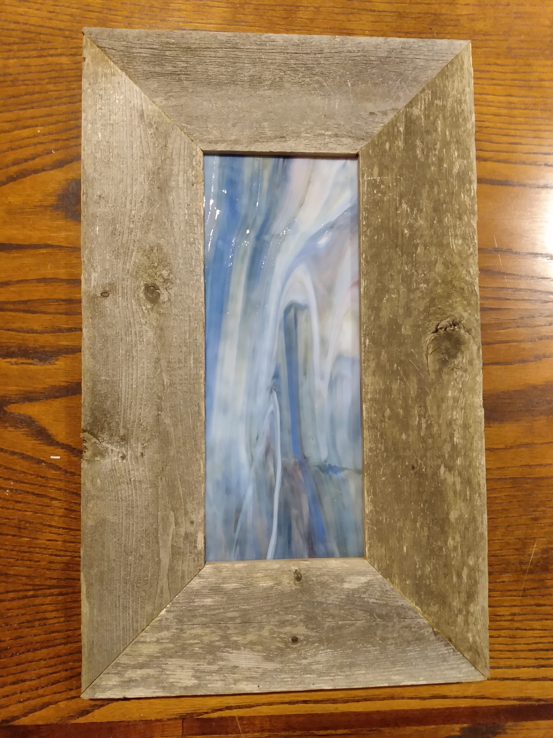 Framed Art Glass Nobody Beats Mother Nature